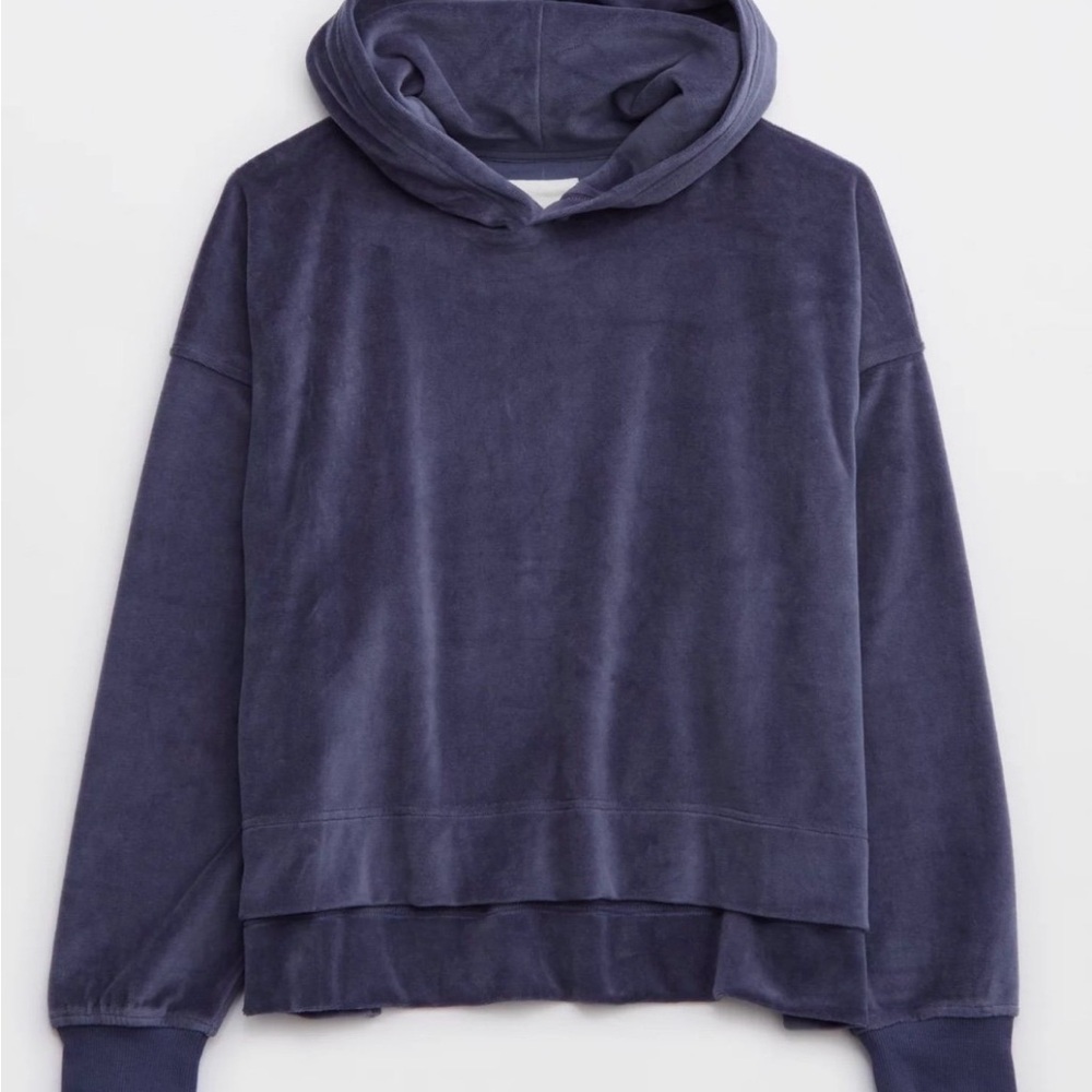 Aerie Velvet Cropped Sweater